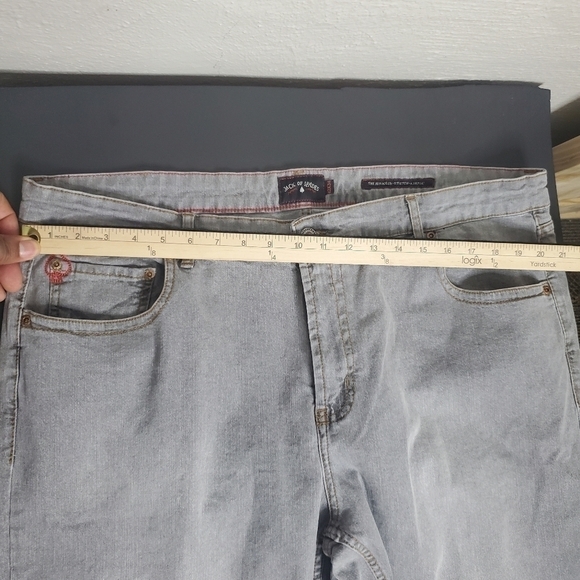 Jack of Spades High Roller Stretch Straight Leg Stretch Jeans Size 42x34 - Picture 8 of 16